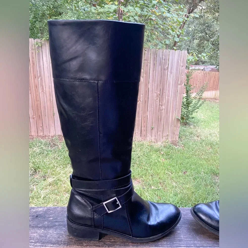 Arizona Delling Riding Boots -Elegant Black Knee-High Women's Boots